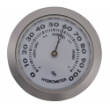 Hygrometer als Ersatz für Humidor 35 mm, silber