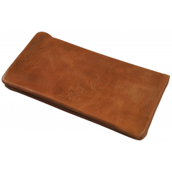 GERMANUS Calbrunus Tobacco Pouch -  Leather - Dark Brown