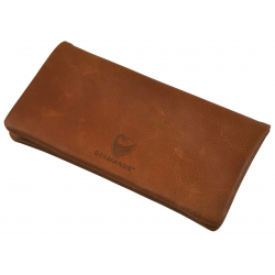 GERMANUS Tobacco Pouch -  Leather - Dark Brown