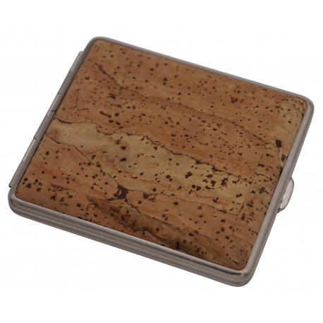 GERMANUS Cigarette Case from Steel and Cork - Made in Germany -  Cork