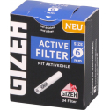 Gizeh Filter - Aktivkohle, 6 mm - 34 Stück