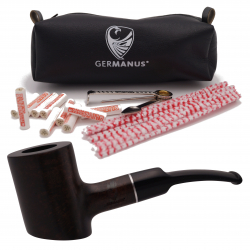 GERMANUS Pipe Poker , smooth, braun