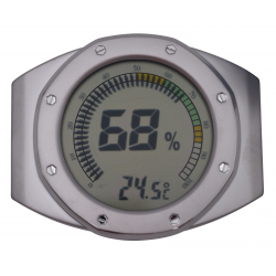 Adjustable Digital Humidor Hygrometer - Round III