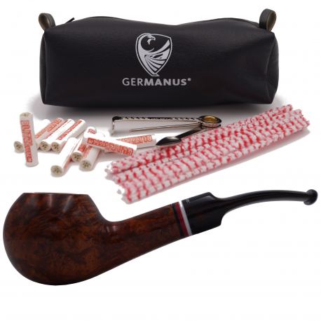 GERMANUS Tobacco Pipe 09G, Rhodesian Bent