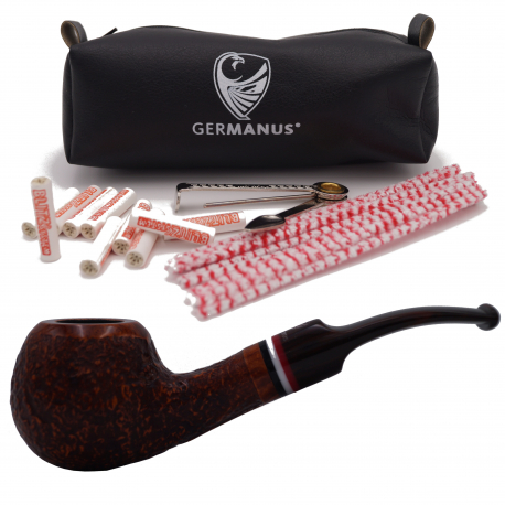 GERMANUS Tobacco Pipe 09S, Rhodesian Bent