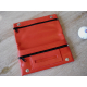 Rubber Lined Tobacco Pouch in Red Black Pink Blue Orange Brown Purple