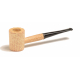 Original Missouri Quality Corncob Pipe - Classic, Straight 2, Flat Cylinder