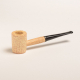 Original Missouri Quality Corncob Pipe - Classic, Straight 2, Flat Cylinder