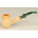 Original Missouri Qualitäts Corncob Pfeife - Shape: Emerald