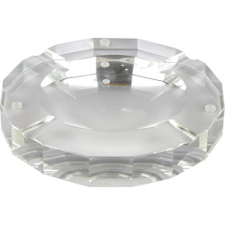 GERMANUS Solid Crystal Glass Cigar Ashtray