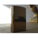 Zippo Lighter color: golden brass bronze