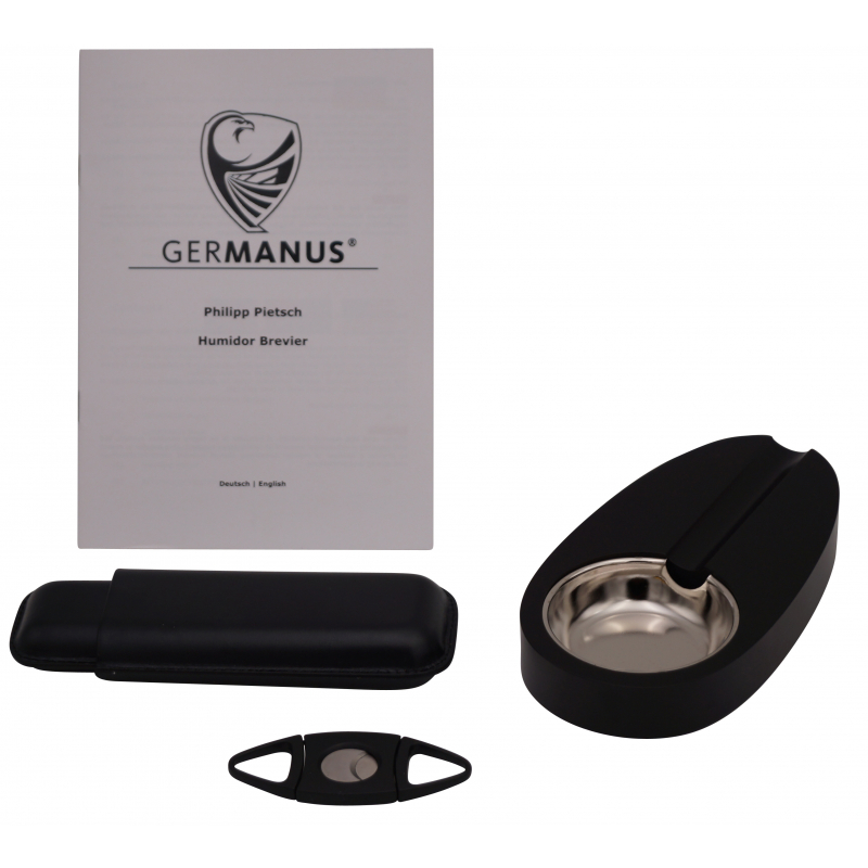 GERMANUS Licca Cigar Humidor with Digital Hygrometer