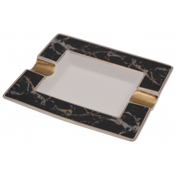 GERMANUS Porcelain Cigar Ashtray from Genuine Procelain - Marble Light