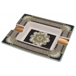 GERMANUS Porcelain Cigar Ashtray from Genuine Procelain - Golden Rose