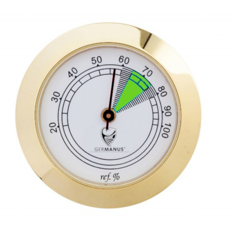 Analog hygrometer diameter 37 mm for humidified cigar box