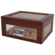 Humidor Chest Oro with Windows on Side Brown