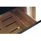 GERMANUS Humidor Chest Viadrus Black for ca. 400 Cigars