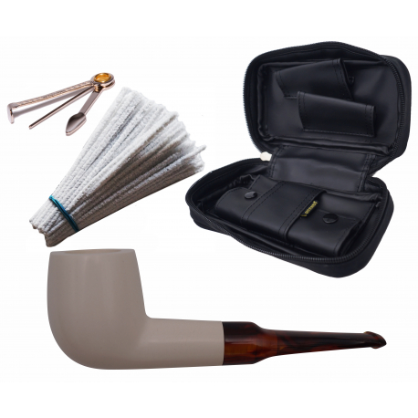 GERMANUS Premium Pipe Set Meerschaum