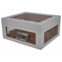 GERMANUS Humidor Chest Oro with Windows on Side White 183