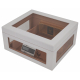 Humidor Chest Oro with Windows on Side White 004