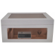 Humidor Chest Oro with Windows on Side White 004