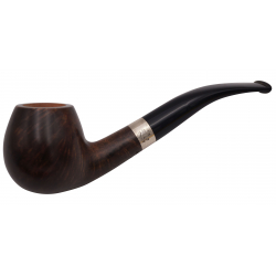 GERMANUS Pipe Premium With Silverring, Bent