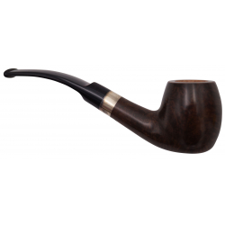 GERMANUS Pipe Premium With Silverring, Bent