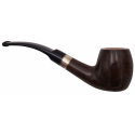 GERMANUS Pipe Premium With Silverring, Egg Bent