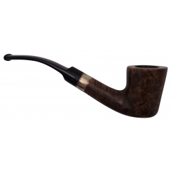 GERMANUS Pipe Premium With Silverring, Bent