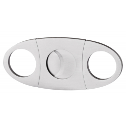 GERMANUS  Double blade Cigar Cutter '28, Chrome, 2 Blades, Ring 56