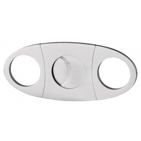 GERMANUS  Double blade Cigar Cutter '28, Chrome, 2 Blades, Ring 56