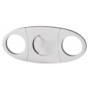 GERMANUS Double blade Cigar Cutter '28, Chrome, 2 Blades, Ring 56