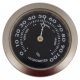 Hygrometer als Ersatz für Humidor 35 mm, silber, schwarz