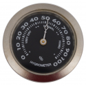Hygrometer als Ersatz für Humidor 35 mm, silber, schwarz