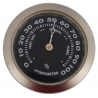 Hygrometer als Ersatz für Humidor 35 mm, silber, schwarz