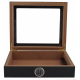 GERMANUS Mensalla Cigar Humidor for Cigars Carbon