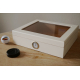 Mensalla Cigar Humidor - White