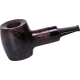 Talamona Reverse Calabash Pfeife, braun, glatt schwarz