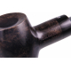 Talamona Reverse Calabash Pfeife, braun, glatt schwarz