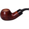 Talamona Reverse Calabash Pfeife, braun, glatt 2