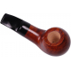 Talamona Reverse Calabash Pfeife, braun, glatt 2