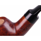 Talamona Reverse Calabash Pipe, brown, smooth 2