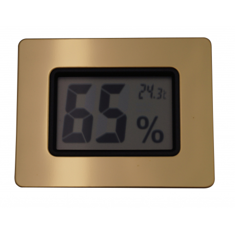 Digital thermo-hygrometer for humidors