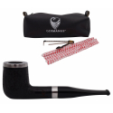 GERMANUS Pipe Titania , Sandblast, Black