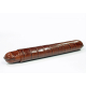 Leather Cigar Case from genuine Leather in brown for 1 Cigars - Croco