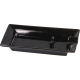 GERMANUS Ceramic Cigar Ashtray with Holder in Black Design