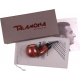 Talamona Reverse Calabash Pfeife, braun, glatt 3