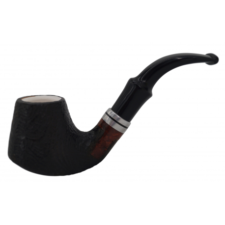 GERMANUS Pipe No. 14 with Meerschaum Inlay, Self Standing