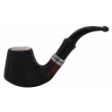 GERMANUS Pipe No. 14 with Meerschaum Inlay, Self Standing, Sand