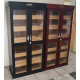 Zigarren Doppel Schrank Humidor mit GERMANUS Digital Hygrometer und GERMANUS Befeuchter